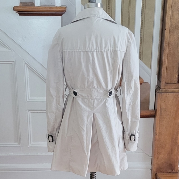 ANN TAYLOR Fitted Trench Coat Size Medium - Picture 2 of 6
